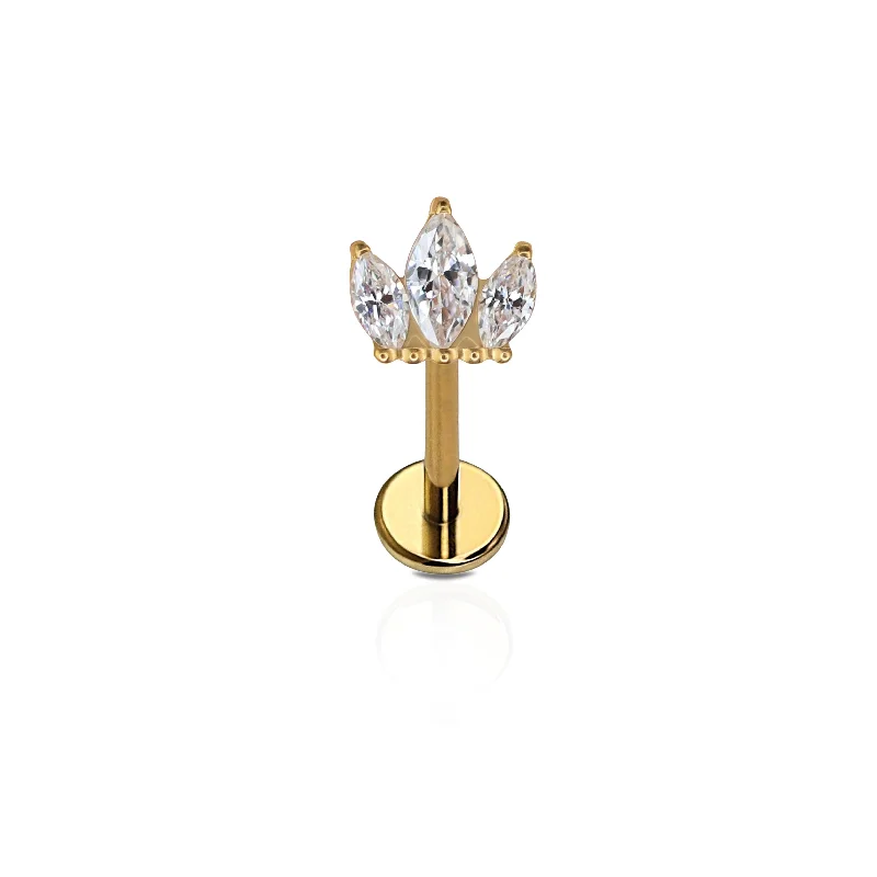 Buy More, Save More On Stunning Jewelry Pieces Zirconia Crown Flat Back Stud