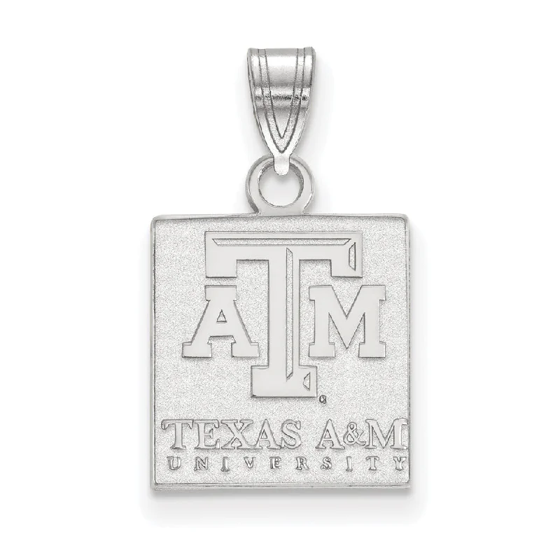 Save On Luxury Jewelry Pieces – Limited-Time Offers 10k White Gold Texas A&M U. Small Pendant