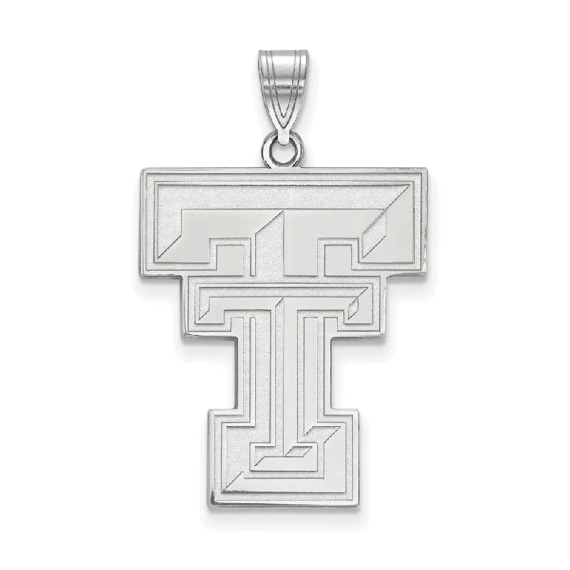 Must-Have Jewelry At Unbelievable Discounts 10k White Gold Texas Tech U. XL Pendant