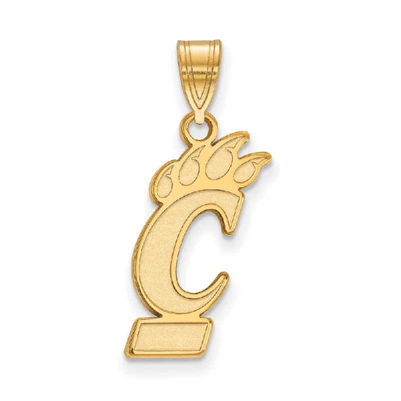 10k Yellow Gold U of Cincinnati Large Pendant