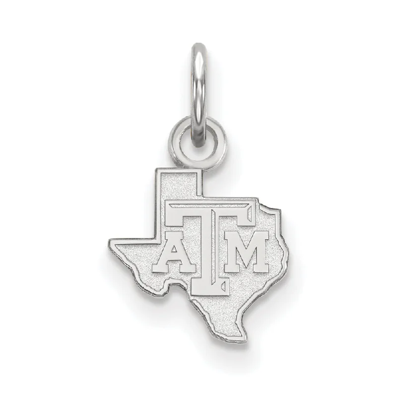Special Jewelry Deals – Upgrade Your Collection 14k White Gold Texas A&M U. XS (Tiny) Logo Charm or Pendant