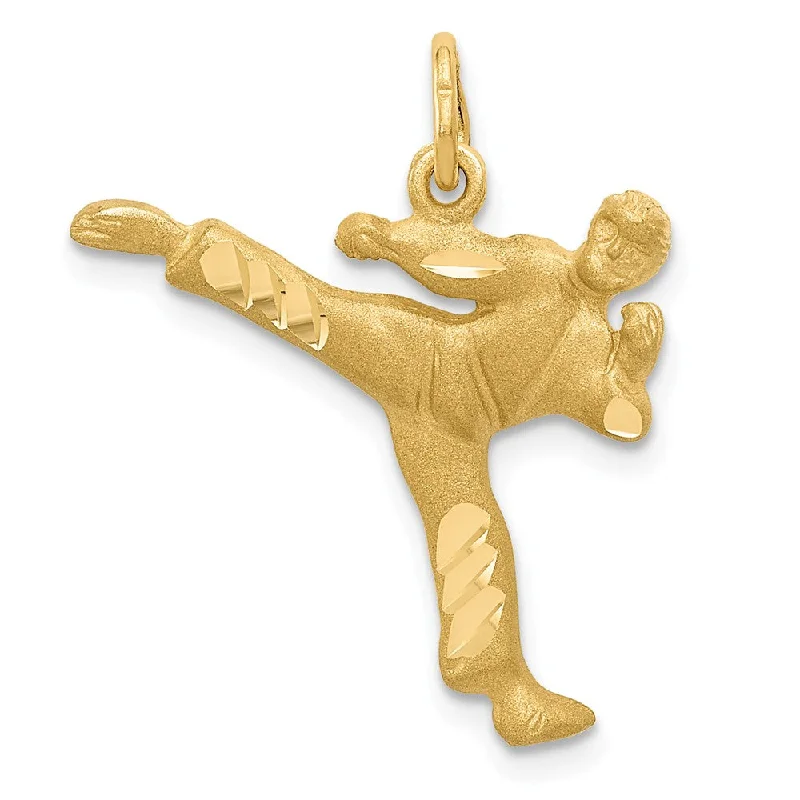 Trending Jewelry Now At Unbeatable Prices 14k Yellow Gold Male Karate Pendant