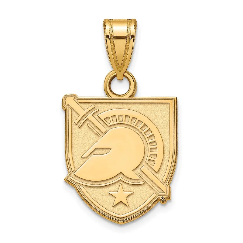 Limited-Stock Jewelry Sale – Once It's Gone, It's Gone 14k Yellow Gold Military Academy Small Shield Pendant