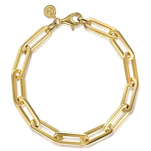 Once-A-Year Jewelry Deals – Shop Before They’Re Gone FGabriel & Co. Yellow Gold Paperclip Bracelet