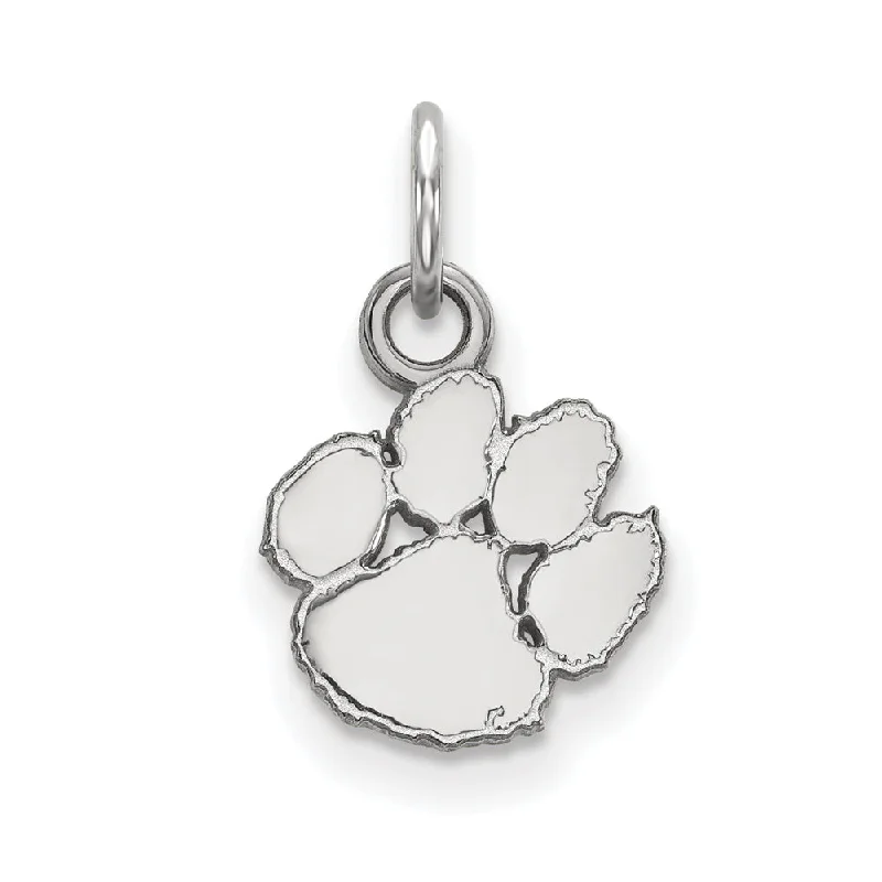 Flash Sale On Stunning Jewelry – Don't Miss Out Sterling Silver Clemson U XS (Tiny) Charm or Pendant