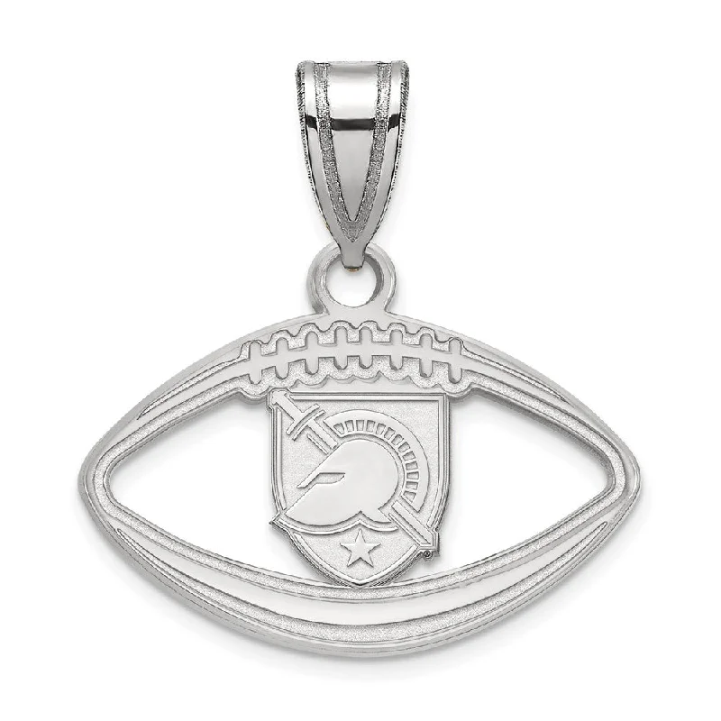 Bestselling Jewelry Now On Sale – Elevate Your Look Sterling Silver Military Academy Football Pendant