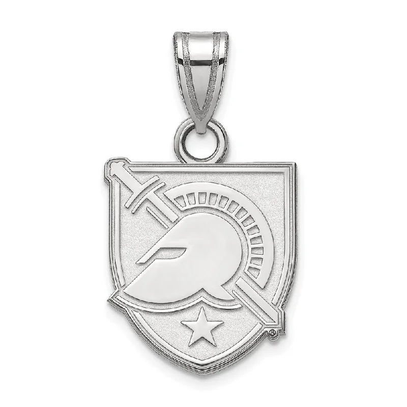 Discounted Jewelry For A Glamorous Look Sterling Silver Military Academy Small Shield Pendant