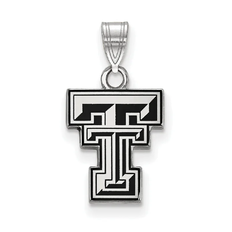 Discover Unique Jewelry With Special Limited-Time Offers Sterling Silver Texas Tech U. Small Enamel Pendant