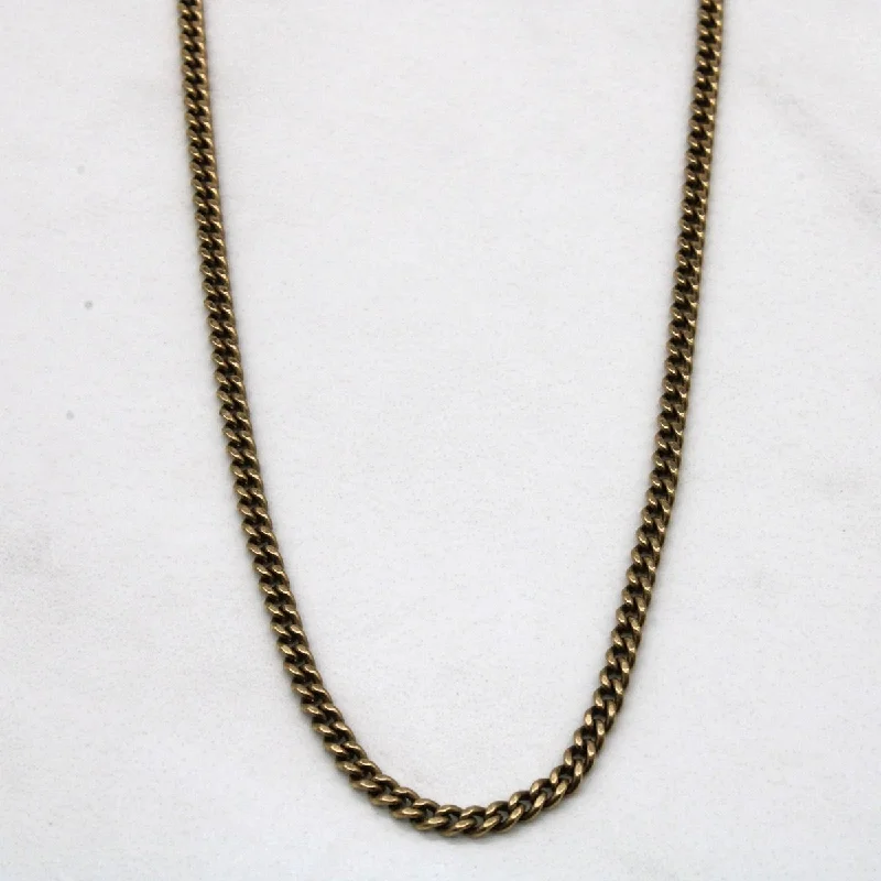 The Perfect Jewelry Piece At The Perfect Price 10k Yellow Gold Cuban Chain | 22" | The Perfect Jewelry Piece At The Perfect Price 10k Yellow Gold Cuban Chain | 22" |