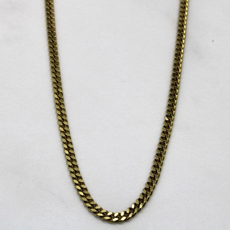 Elegant Jewelry Styles At Budget-Friendly Prices 14k Yellow Gold Cuban Chain | 24" | Elegant Jewelry Styles At Budget-Friendly Prices 14k Yellow Gold Cuban Chain | 24" |