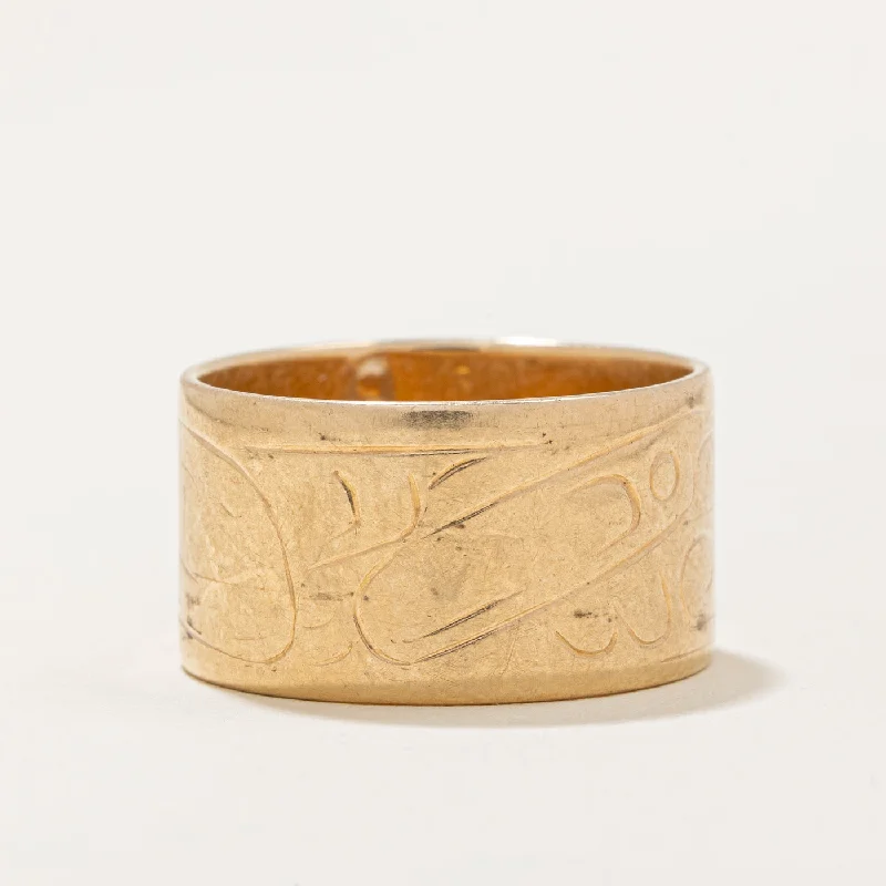 Luxury Meets Affordability – Jewelry Sale Now Live 14k Yellow Gold Indigenous Art Ring | SZ 9 | Luxury Meets Affordability – Jewelry Sale Now Live 14k Yellow Gold Indigenous Art Ring | SZ 9 |