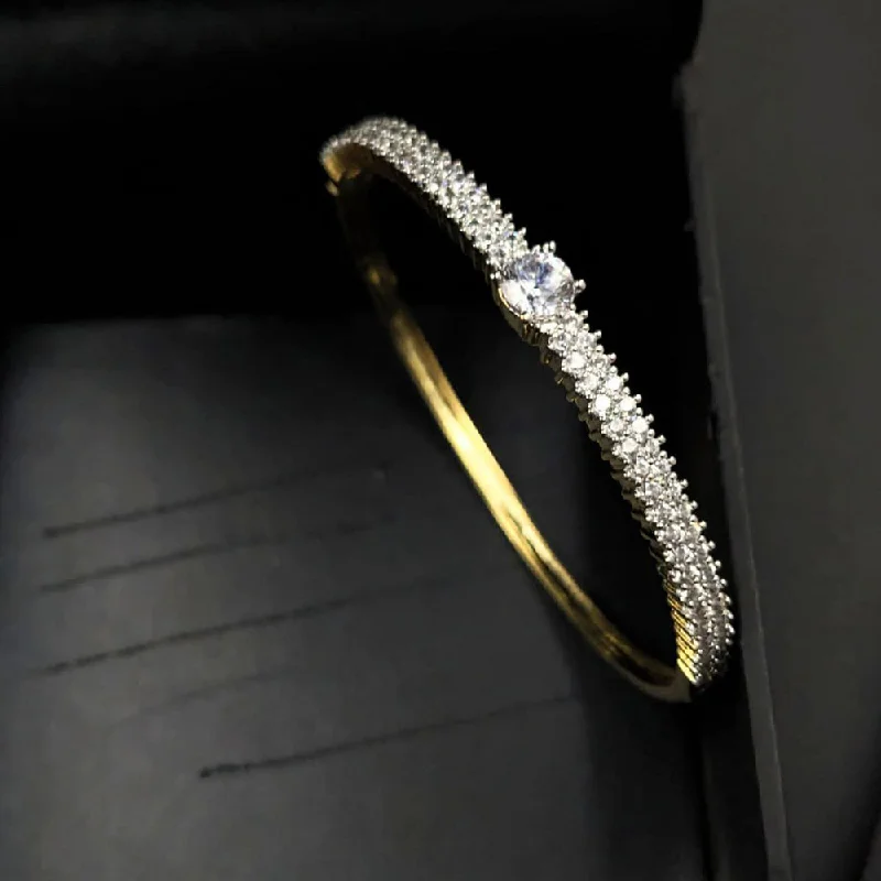 Seasonal Jewelry Deals – Elevate Your Style Aamrapali Gold  Plated  AD  Bangle