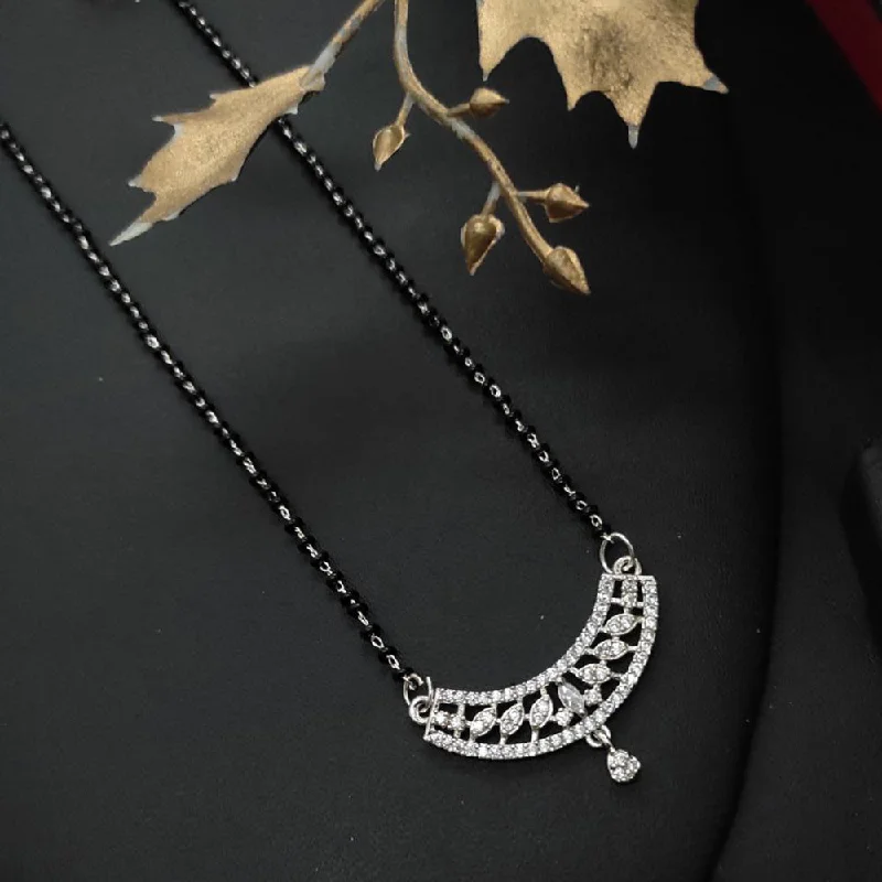 Don't Miss Our Biggest Jewelry Sale Of The Season Aamrapali Silver Plated AD Mangalsutra Don't Miss Our Biggest Jewelry Sale Of The Season Aamrapali Silver Plated AD Mangalsutra