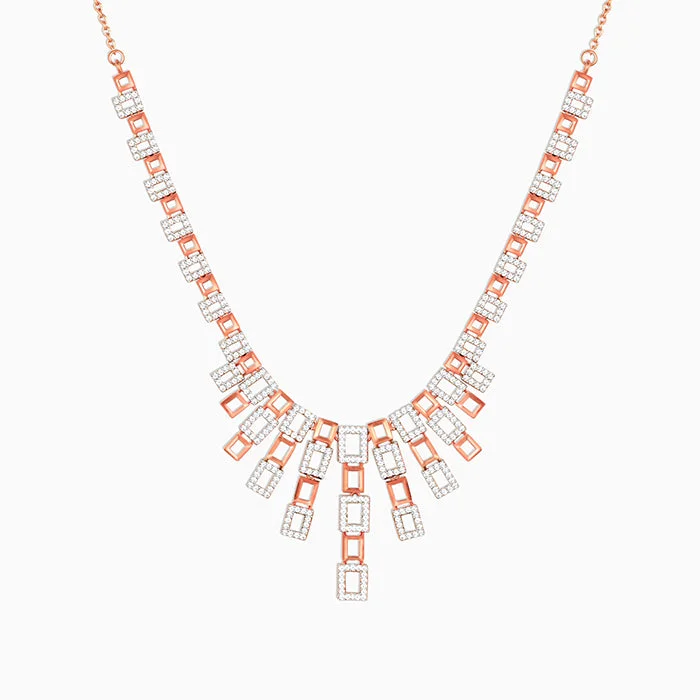Shop Dazzling Jewelry With Special Promotional Discounts Anushka's Rose Gold Grace Necklace Shop Dazzling Jewelry With Special Promotional Discounts Anushka's Rose Gold Grace Necklace