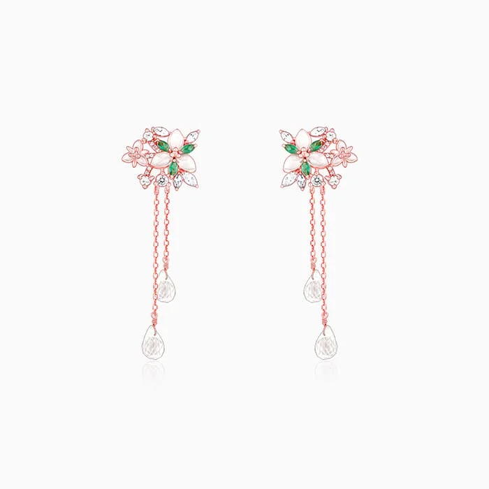 Exclusive Jewelry Bundles At Discounted Rates Rose Gold Terrific Trillium Danglers Exclusive Jewelry Bundles At Discounted Rates Rose Gold Terrific Trillium Danglers