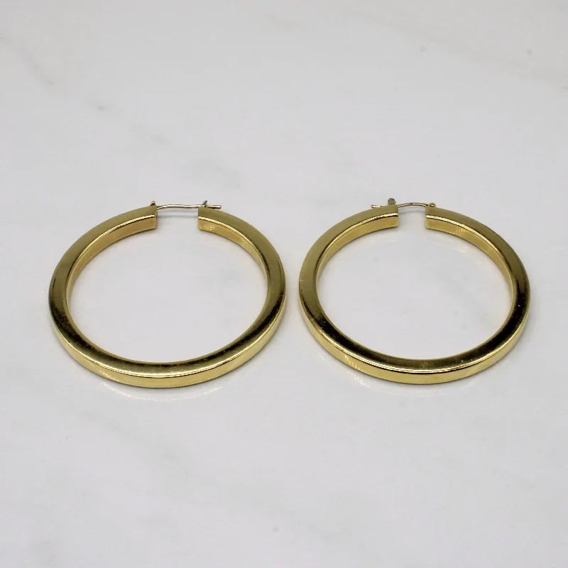 Birks' 14k Yellow Gold Large Hoop Earrings