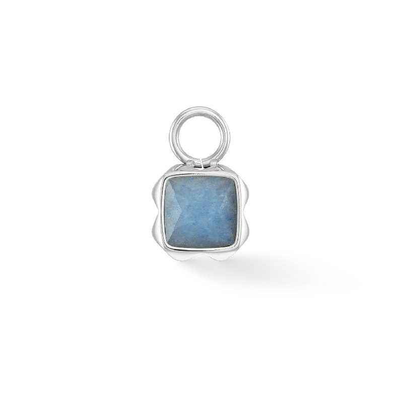 Must-Have Jewelry At Unbelievable Discounts Birthstone March Charm Blue Aventurine Silver Must-Have Jewelry At Unbelievable Discounts Birthstone March Charm Blue Aventurine Silver