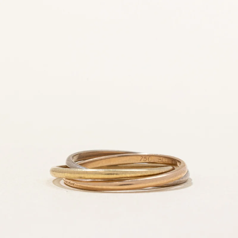 Premium Jewelry Now Available At Special Discounts 'Cartier' Trinity Ring, Small Model | SZ 5.25 | Premium Jewelry Now Available At Special Discounts 'Cartier' Trinity Ring, Small Model | SZ 5.25 |