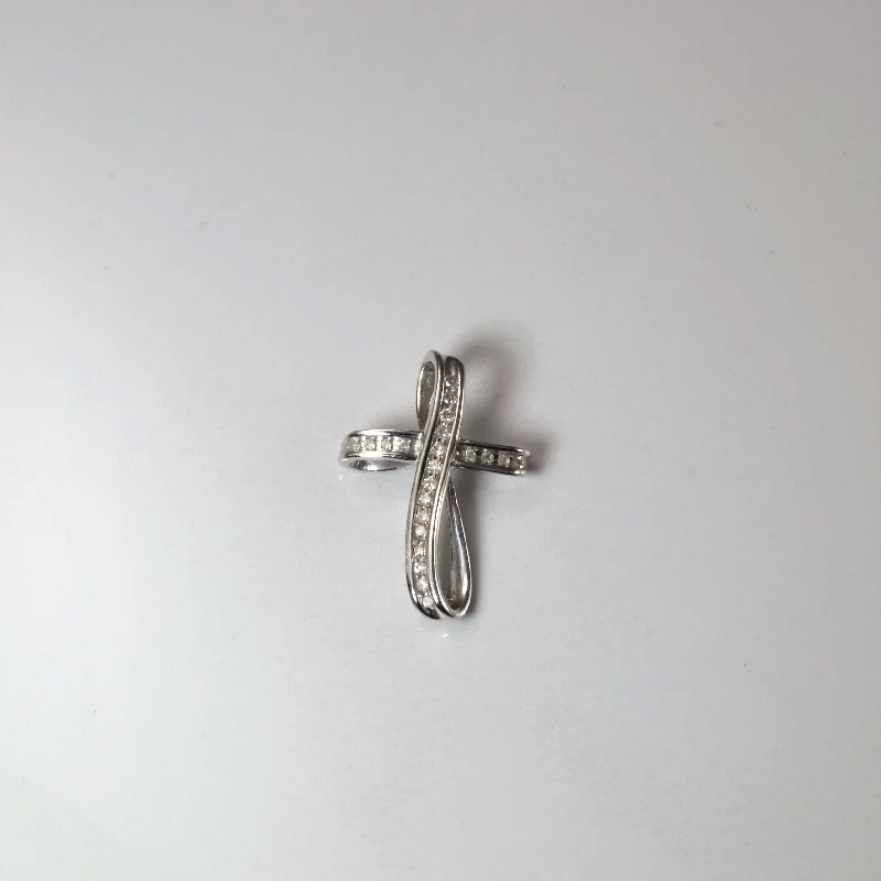 Shop Jewelry That Shines Without The High Price Channel Set Diamond Cross Pendant | 0.28ctw | Shop Jewelry That Shines Without The High Price Channel Set Diamond Cross Pendant | 0.28ctw |