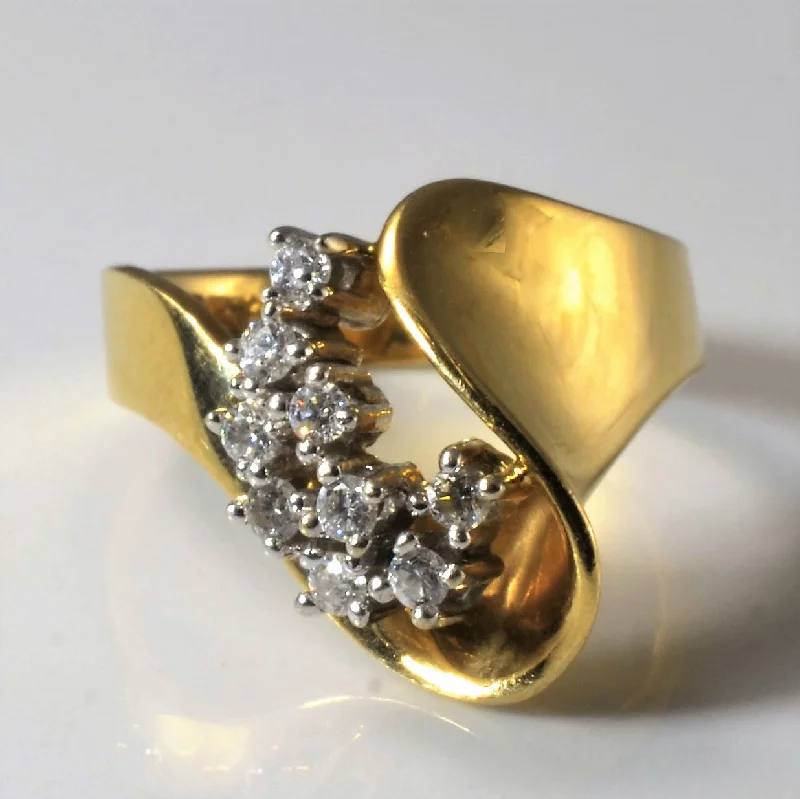 Shop Stylish Jewelry Now And Save Big Diamond Swoop Cluster Cocktail Ring | 0.18ctw | SZ 6.5 | Shop Stylish Jewelry Now And Save Big Diamond Swoop Cluster Cocktail Ring | 0.18ctw | SZ 6.5 |