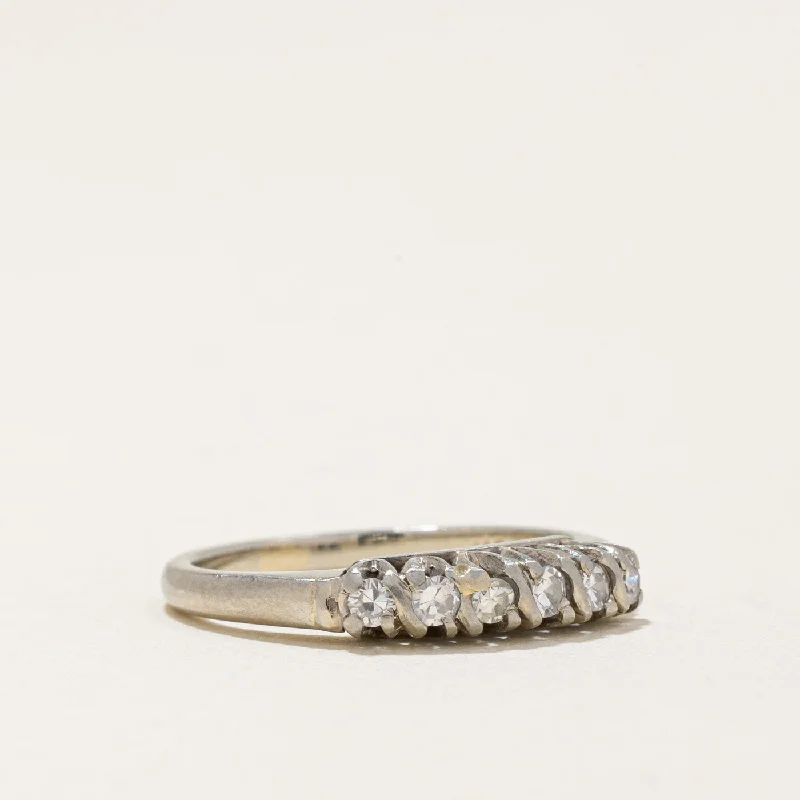 Elevate Your Outfit With Discounted Statement Jewelry Diamond Band | 0.14ctw | SZ 4 | Elevate Your Outfit With Discounted Statement Jewelry Diamond Band | 0.14ctw | SZ 4 |