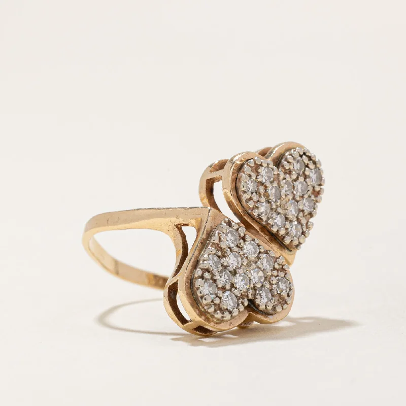 Accessorize For Less – Luxury Jewelry At Affordable Prices Diamond Twin Heart Ring | 0.40ctw | SZ 5.75 | Accessorize For Less – Luxury Jewelry At Affordable Prices Diamond Twin Heart Ring | 0.40ctw | SZ 5.75 |
