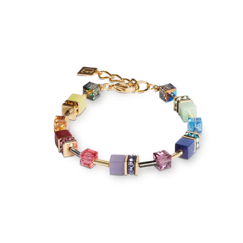 Unmissable Discounts On Timeless Jewelry Pieces GeoCUBE® Iconic bracelet Festive gold-multicolour Unmissable Discounts On Timeless Jewelry Pieces GeoCUBE® Iconic bracelet Festive gold-multicolour