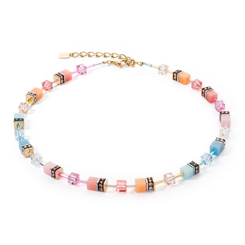 Flash Sale On Stunning Jewelry – Don't Miss Out GeoCUBE® Iconic necklace aqua-apricot Flash Sale On Stunning Jewelry – Don't Miss Out GeoCUBE® Iconic necklace aqua-apricot