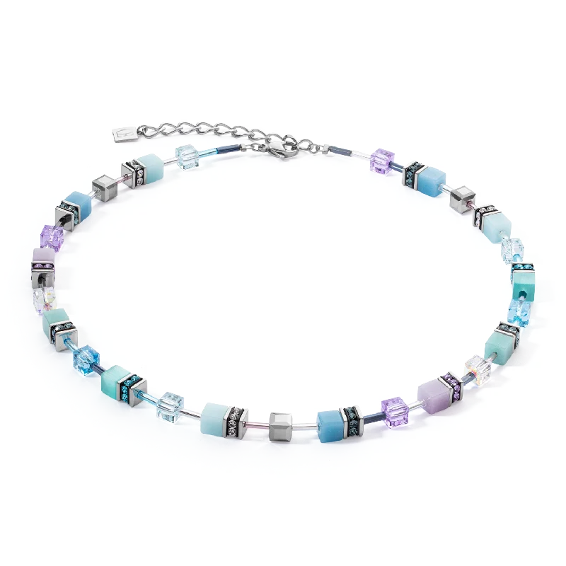 Buy More, Save More On Stunning Jewelry Designs GeoCUBE® Iconic necklace aqua-lilac Buy More, Save More On Stunning Jewelry Designs GeoCUBE® Iconic necklace aqua-lilac