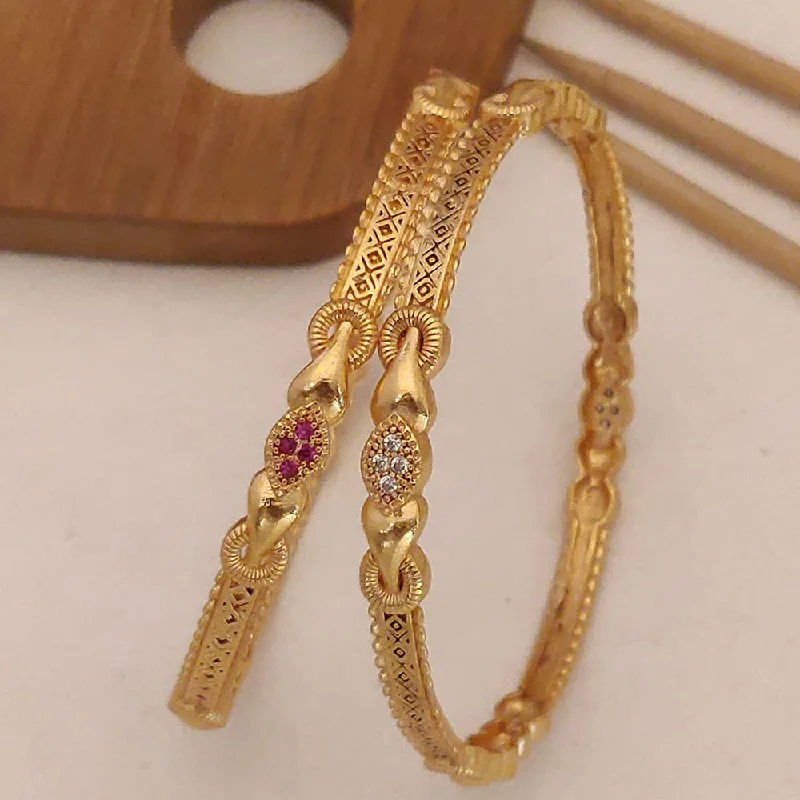 Huge Savings On Timeless Jewelry Collections H K Fashion Gold Plated Bangle Set