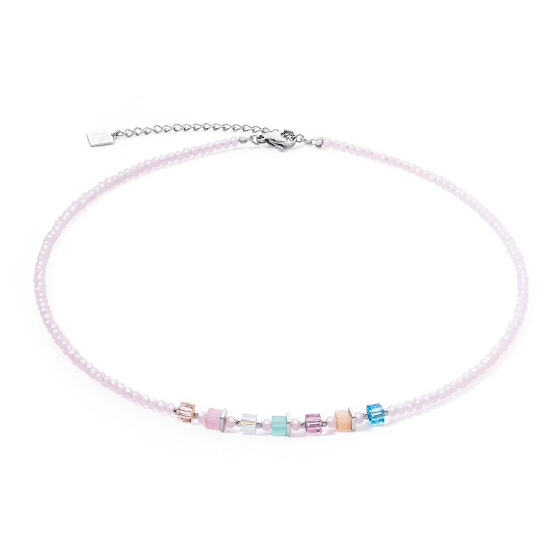 Get Ready To Sparkle – Special Jewelry Discounts Joyful Colours necklace pink-multicolour Get Ready To Sparkle – Special Jewelry Discounts Joyful Colours necklace pink-multicolour