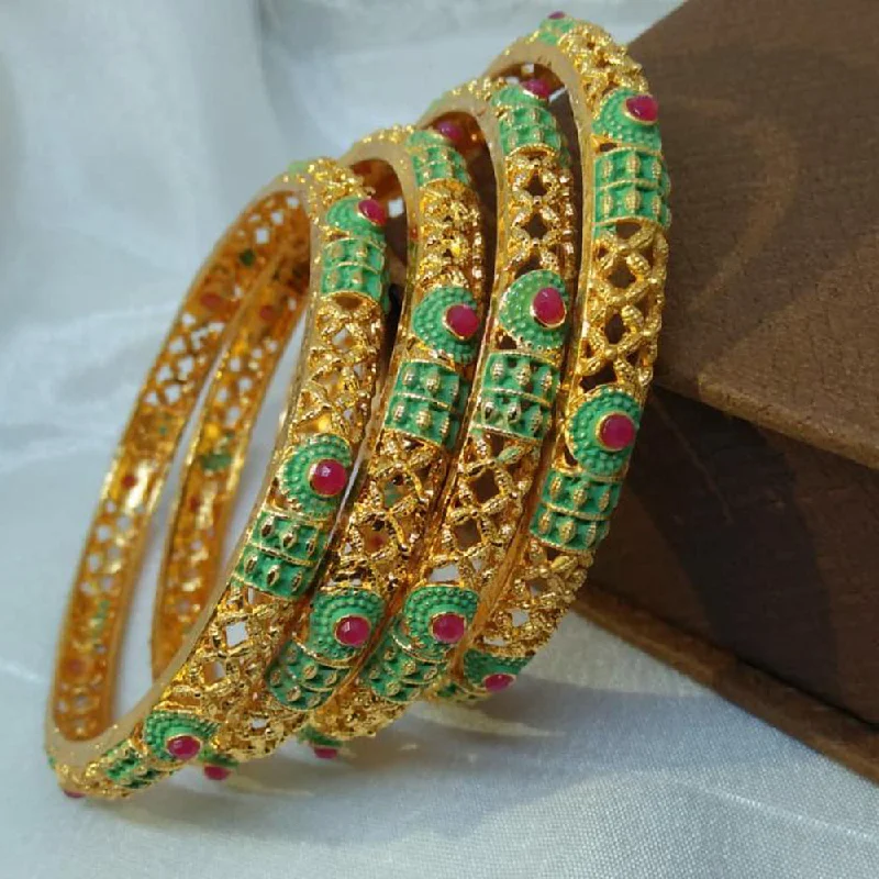Discover Unique Jewelry With Special Limited-Time Offers Kavita Art Gold Plated Pota Stone Bangles Set Discover Unique Jewelry With Special Limited-Time Offers Kavita Art Gold Plated Pota Stone Bangles Set