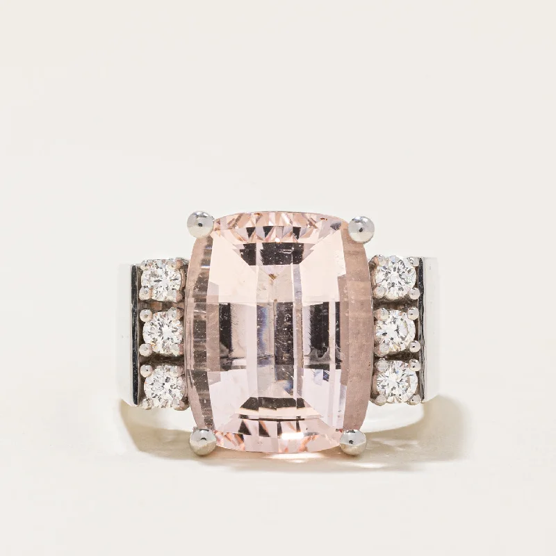 Affordable Elegance – Special Jewelry Sale Now Live Kunzite & Diamond Cocktail Ring | 8.50ct, 0.33ctw | SZ 5.75 | Affordable Elegance – Special Jewelry Sale Now Live Kunzite & Diamond Cocktail Ring | 8.50ct, 0.33ctw | SZ 5.75 |