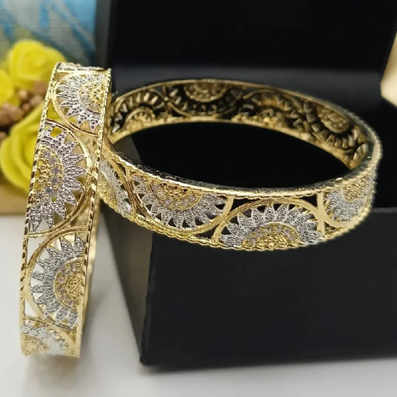 Luxury Handcrafted Jewelry For Elegant Looks Manisha Jewellery Gold Plated Ad Stone Bangles Set Luxury Handcrafted Jewelry For Elegant Looks Manisha Jewellery Gold Plated Ad Stone Bangles Set