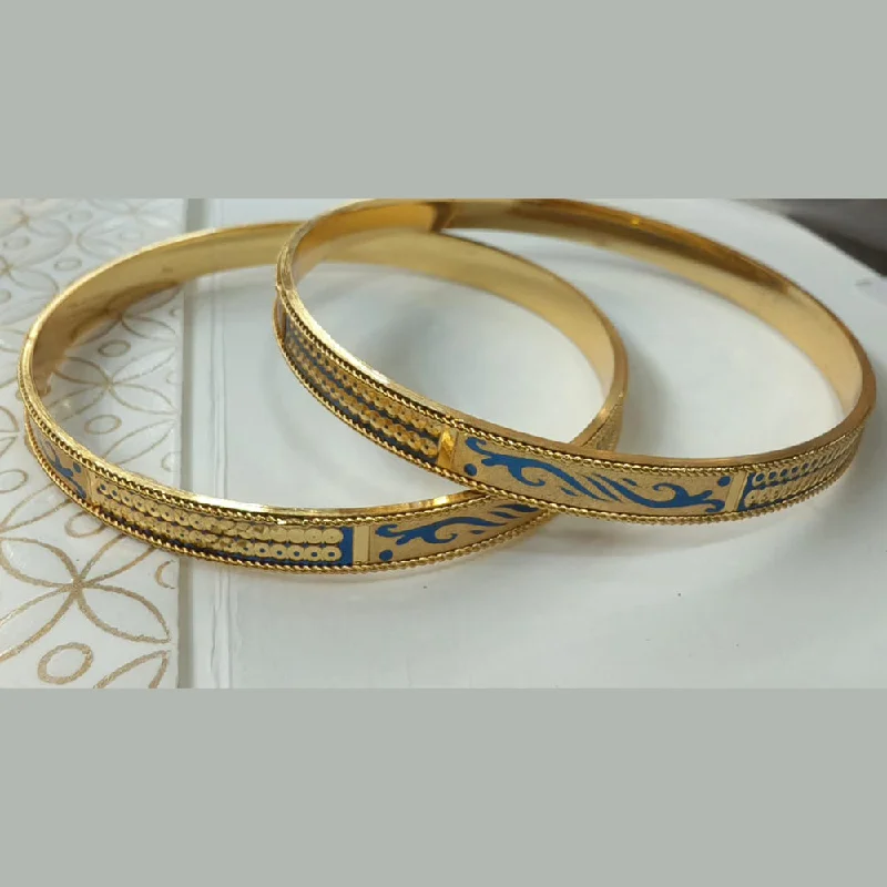 Elegant Rose Gold Jewelry For A Stylish Touch Manisha Jewellery Gold Plated Bangle Set Elegant Rose Gold Jewelry For A Stylish Touch Manisha Jewellery Gold Plated Bangle Set