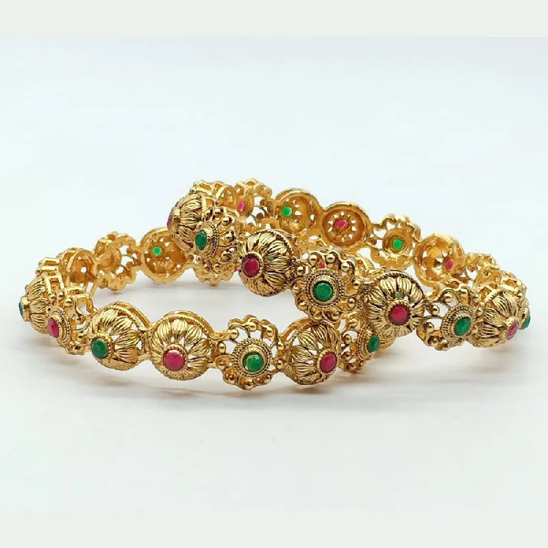 Special Offers On Handcrafted And Designer Jewelry Manisha Jewellery Gold Plated Bangles Set Special Offers On Handcrafted And Designer Jewelry Manisha Jewellery Gold Plated Bangles Set