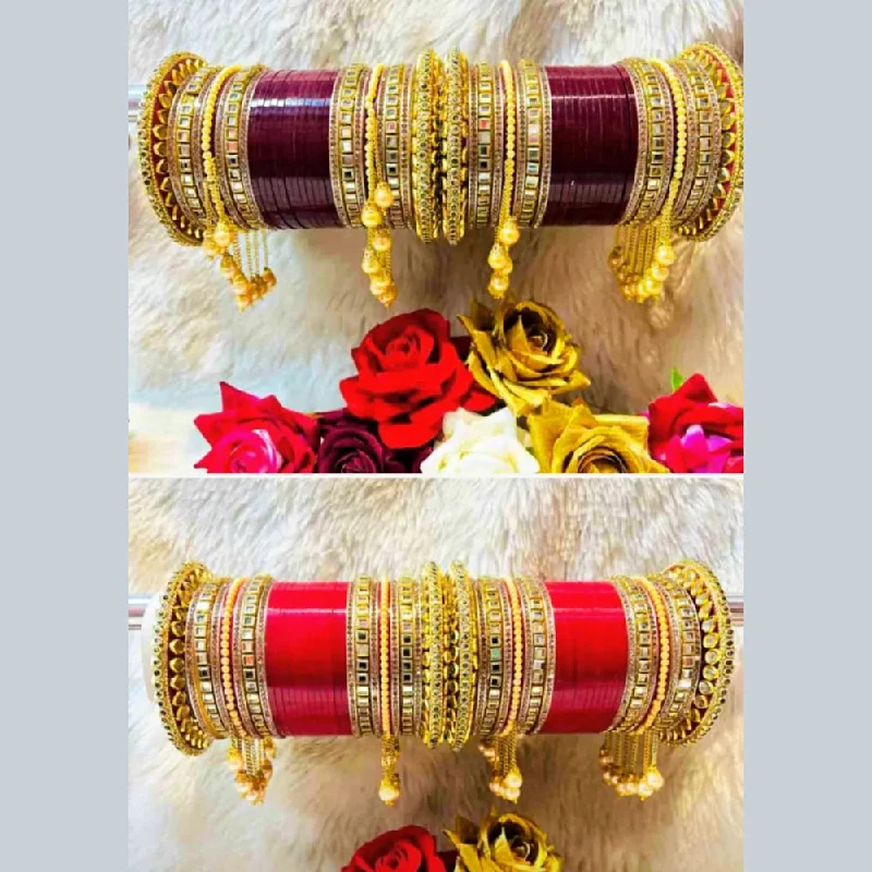 Timeless Elegance, Temporary Discounts – Act Fast Manisha Jewellery Gold Plated Bangles Set Timeless Elegance, Temporary Discounts – Act Fast Manisha Jewellery Gold Plated Bangles Set