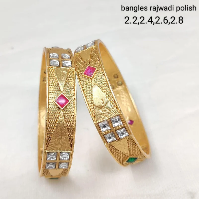 Big Discounts On Elegant Jewelry Collections Manisha Jewellery Gold Plated Bangles Set Big Discounts On Elegant Jewelry Collections Manisha Jewellery Gold Plated Bangles Set