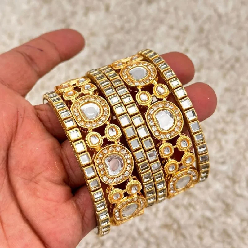 Get The Best Deals On Timeless Jewelry Pieces Manisha Jewellery Gold Plated Crystal Stone Bangles Set Get The Best Deals On Timeless Jewelry Pieces Manisha Jewellery Gold Plated Crystal Stone Bangles Set