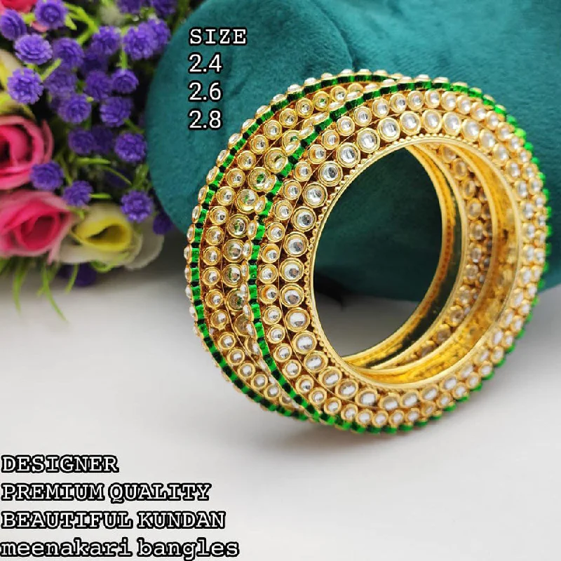 Luxury Jewelry Without The Luxury Price Tag Manisha Jewellery Gold Plated Kundan Stone Bangles Set Luxury Jewelry Without The Luxury Price Tag Manisha Jewellery Gold Plated Kundan Stone Bangles Set