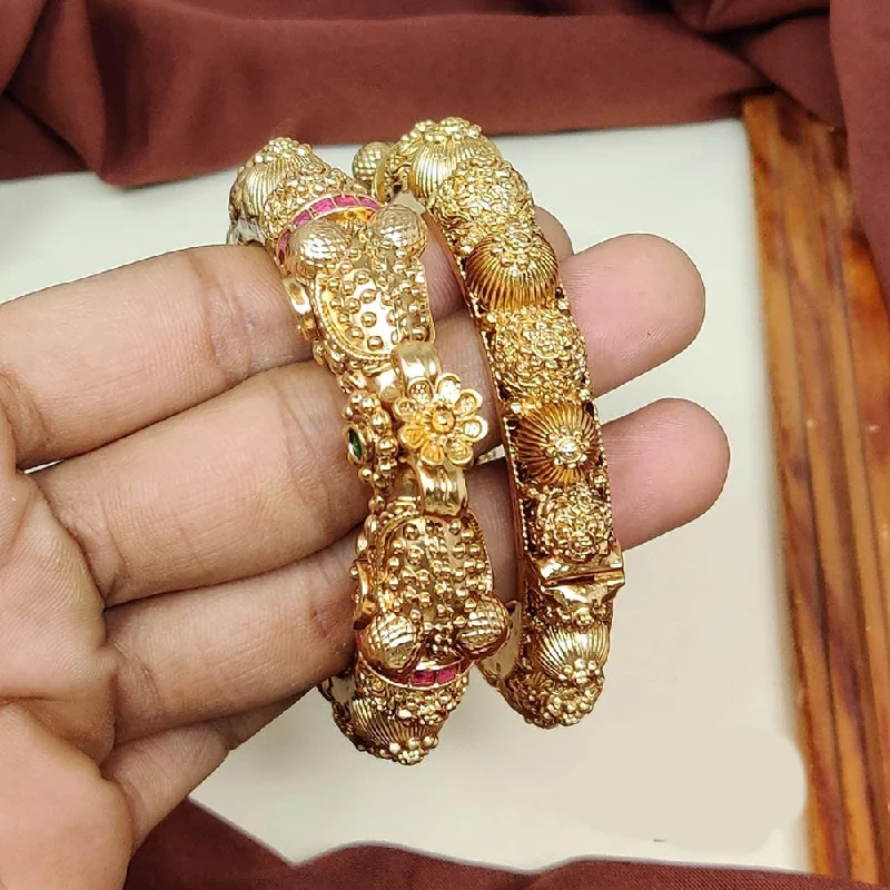Premium Diamond Jewelry At Once-In-A-Lifetime Discounts Manisha Jewellery Gold Plated Kundan Stone Openable Bangle Set Premium Diamond Jewelry At Once-In-A-Lifetime Discounts Manisha Jewellery Gold Plated Kundan Stone Openable Bangle Set