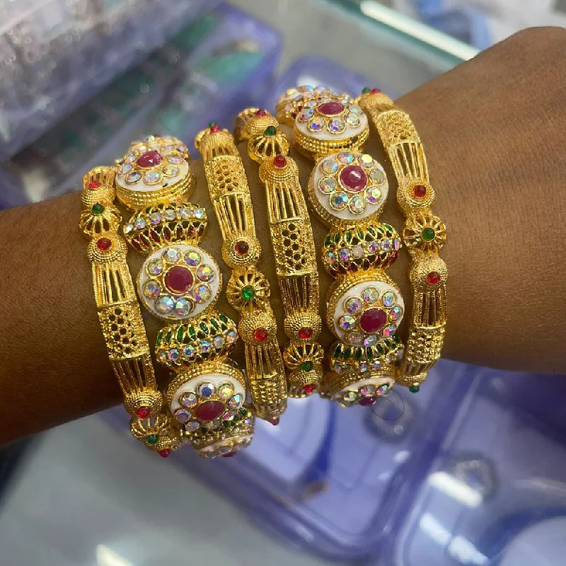 Shine Without Limits – Jewelry Sale Happening Now Manisha Jewellery Gold Plated Pota Stone Bangle Set Shine Without Limits – Jewelry Sale Happening Now Manisha Jewellery Gold Plated Pota Stone Bangle Set