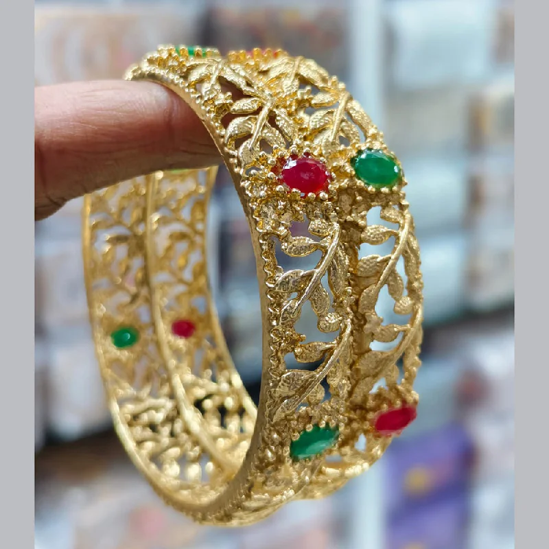 Affordable Elegance – Special Jewelry Sale Now Live Manisha Jewellery Gold Plated Pota Stone Bangle Set Affordable Elegance – Special Jewelry Sale Now Live Manisha Jewellery Gold Plated Pota Stone Bangle Set