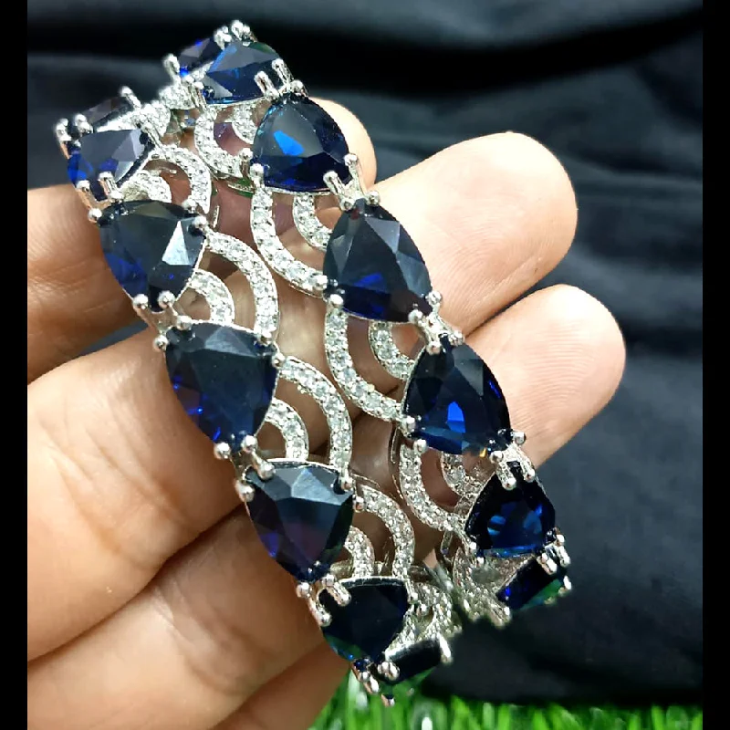 Last Chance To Shop High-End Jewelry At Markdown Prices Manisha Jewellery Silver Plated AD Bangles Set Last Chance To Shop High-End Jewelry At Markdown Prices Manisha Jewellery Silver Plated AD Bangles Set