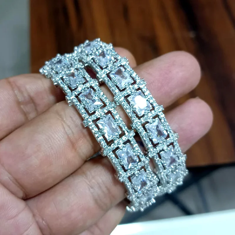 The Ultimate Jewelry Sale – Shop Premium Styles Manisha Jewellery Silver Plated AD Bangles Set The Ultimate Jewelry Sale – Shop Premium Styles Manisha Jewellery Silver Plated AD Bangles Set