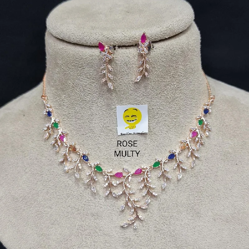 High-Quality Jewelry At A Fraction Of The Cost Manisha Jewellery Gold Plated AD Stone Necklace Set High-Quality Jewelry At A Fraction Of The Cost Manisha Jewellery Gold Plated AD Stone Necklace Set