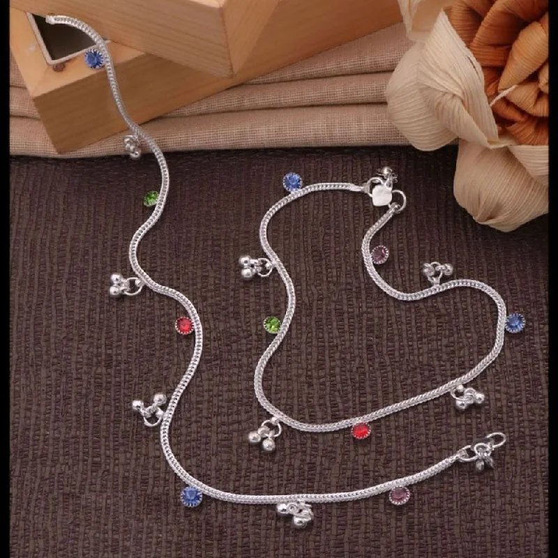 Fashion-Forward Jewelry At Incredible Prices Manisha Jewellery Silver Plated Austrian Stone Payal Fashion-Forward Jewelry At Incredible Prices Manisha Jewellery Silver Plated Austrian Stone Payal