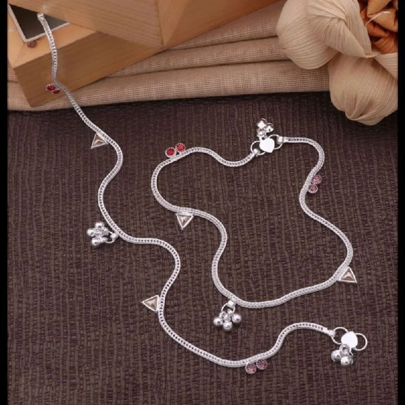 Limited-Time Offer On Elegant Jewelry Pieces Manisha Jewellery Silver Plated Austrian Stone Payal Limited-Time Offer On Elegant Jewelry Pieces Manisha Jewellery Silver Plated Austrian Stone Payal
