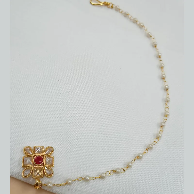 Discounted Jewelry For A Glamorous Look Padmawati Bangles Gold Plated Pearl And Crystal Stone Nose Ring Discounted Jewelry For A Glamorous Look Padmawati Bangles Gold Plated Pearl And Crystal Stone Nose Ring