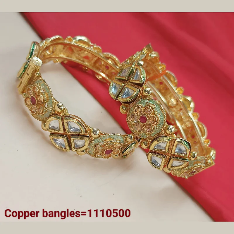 Exclusive Online Jewelry Sale – Don't Wait Padmawati Bangles Gold Plated Pota Stone Bangles Set Exclusive Online Jewelry Sale – Don't Wait Padmawati Bangles Gold Plated Pota Stone Bangles Set